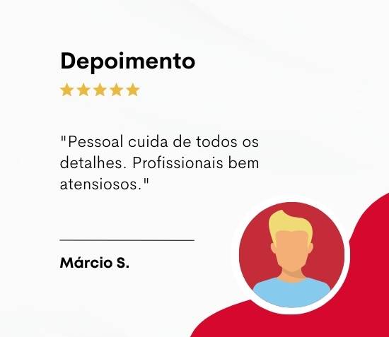 Depoimentos de clientes após terem feito a limpeza do estofado.