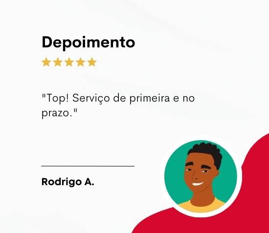 Depoimentos de clientes após terem feito a limpeza do estofado.